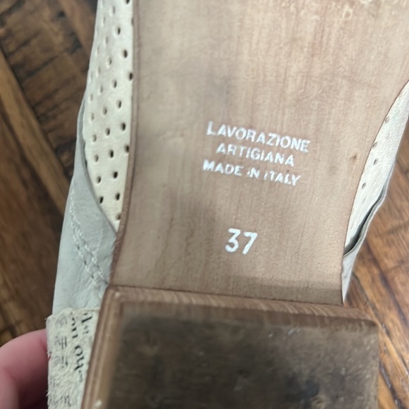 VTG Clocharme Ankle Bootie newsprint cap toe lace up 80’s size 37 - Picture 14 of 16